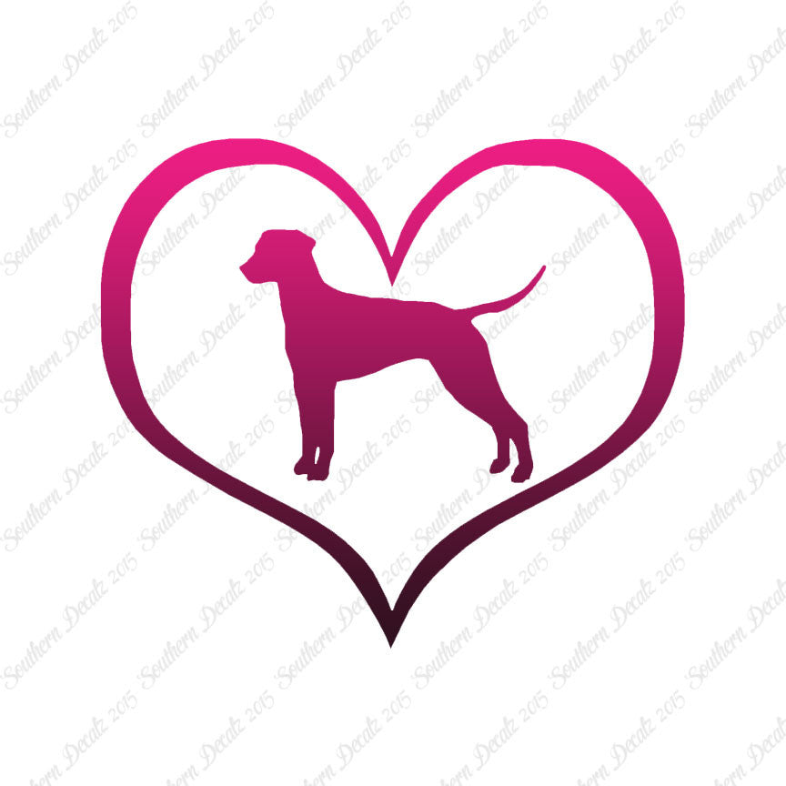 Dalmatian Dog Heart Love