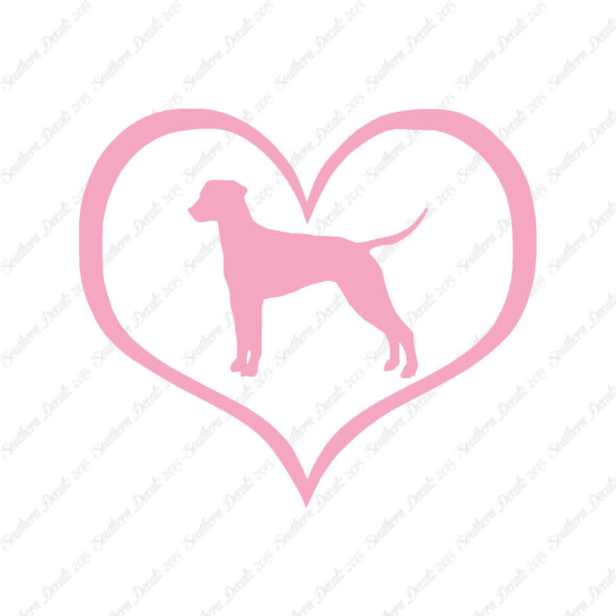 Dalmatian Dog Heart Love