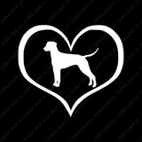 Dalmatian Dog Heart Love