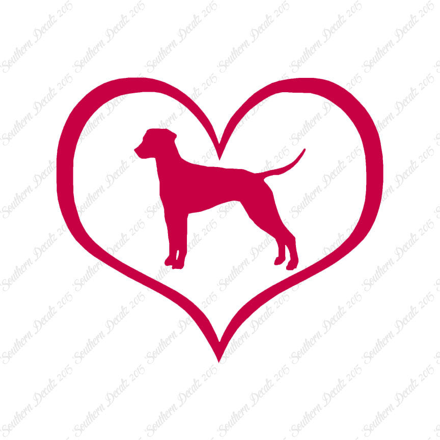 Dalmatian Dog Heart Love