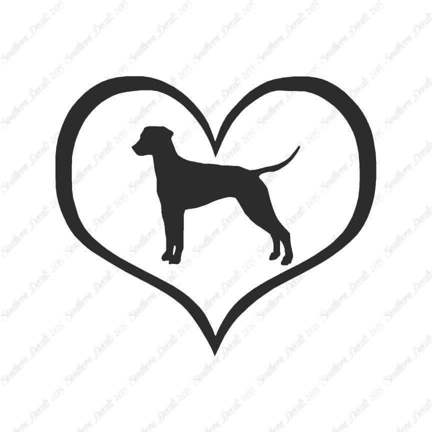 Dalmatian Dog Heart Love