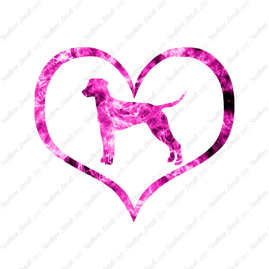 Dalmatian Dog Heart Love