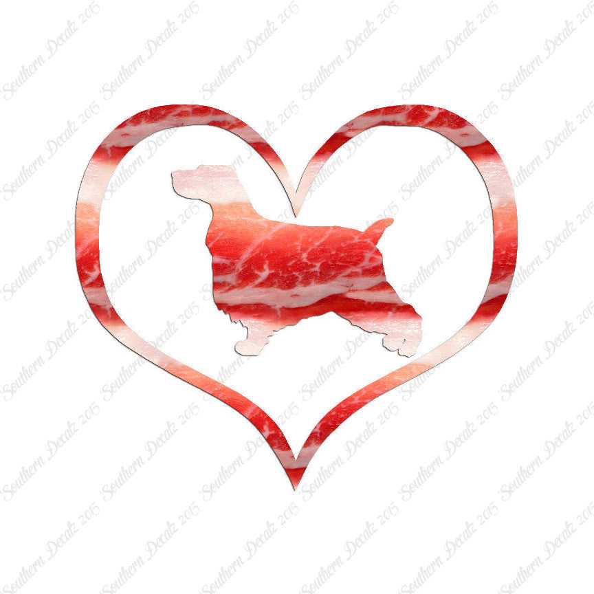 English Cocker Spaniel Dog Heart Love
