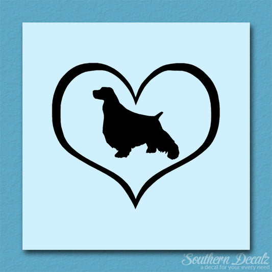 English Springer Spaniel Dog Heart Love