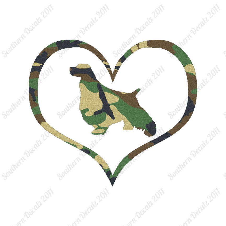 English Springer Spaniel Dog Heart Love