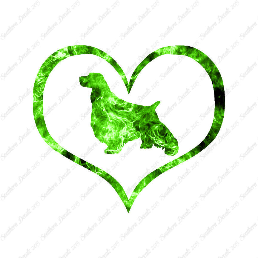 English Springer Spaniel Dog Heart Love