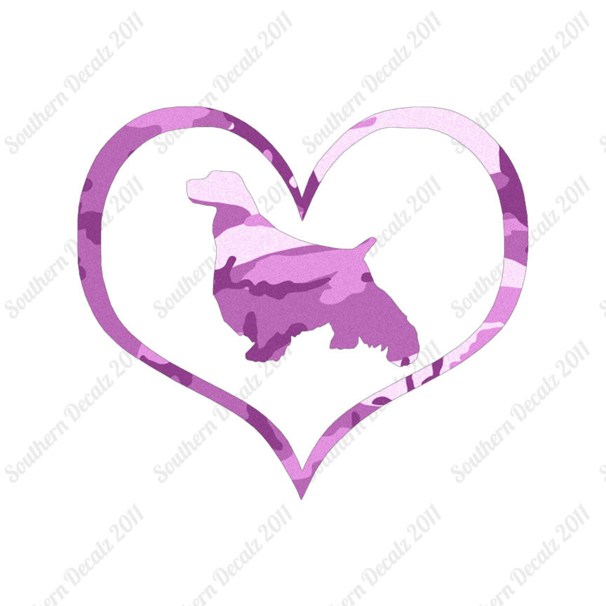 English Springer Spaniel Dog Heart Love
