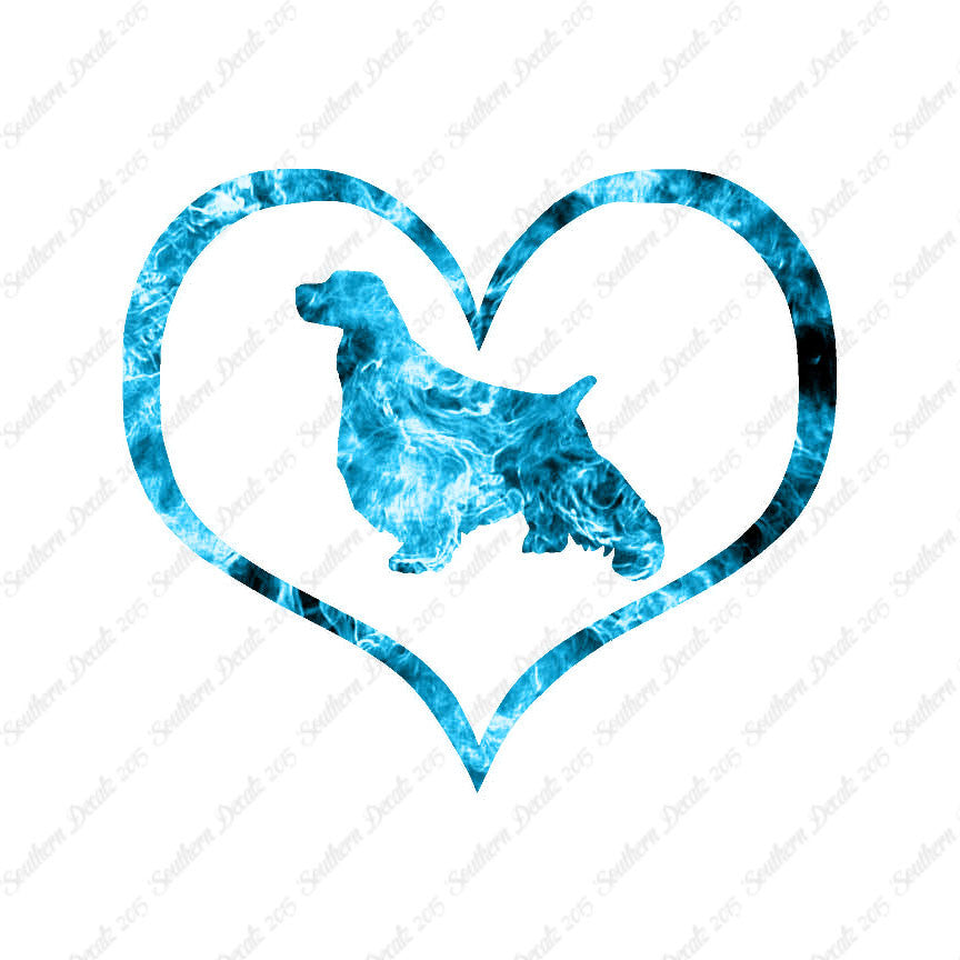 English Springer Spaniel Dog Heart Love