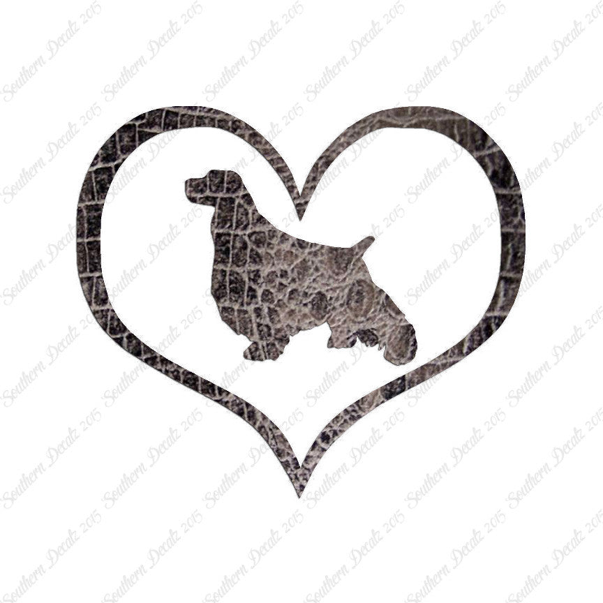 English Springer Spaniel Dog Heart Love