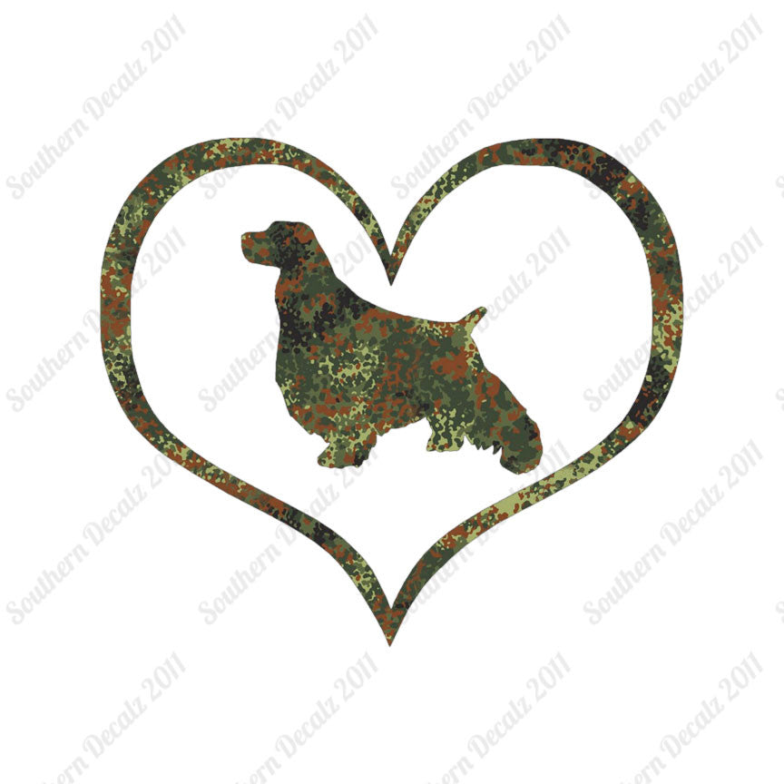 English Springer Spaniel Dog Heart Love