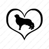 English Toy Fox Spaniel Dog Heart Love