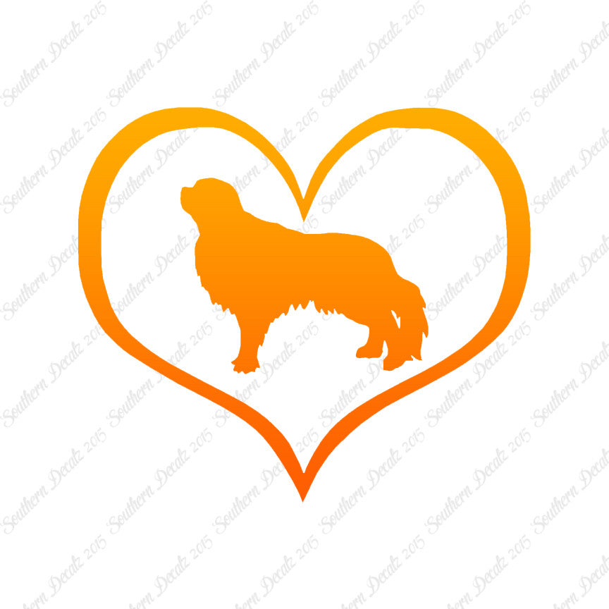 English Toy Fox Spaniel Dog Heart Love