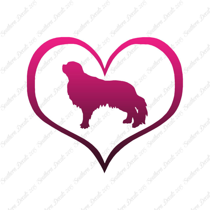 English Toy Fox Spaniel Dog Heart Love