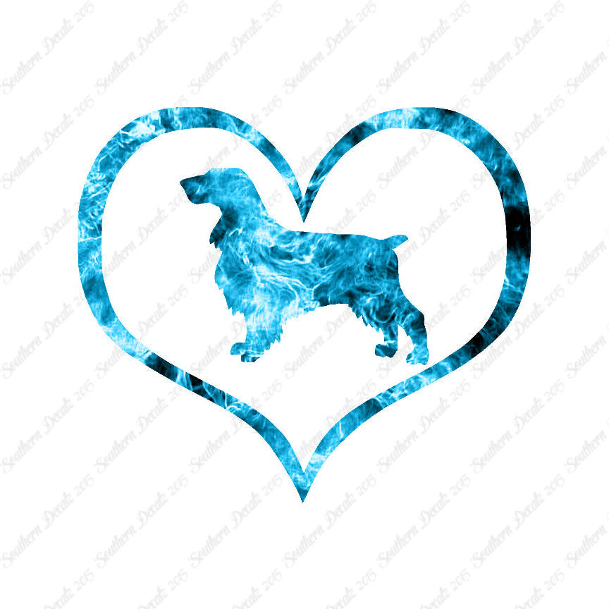 Field Spaniel Dog Heart Love