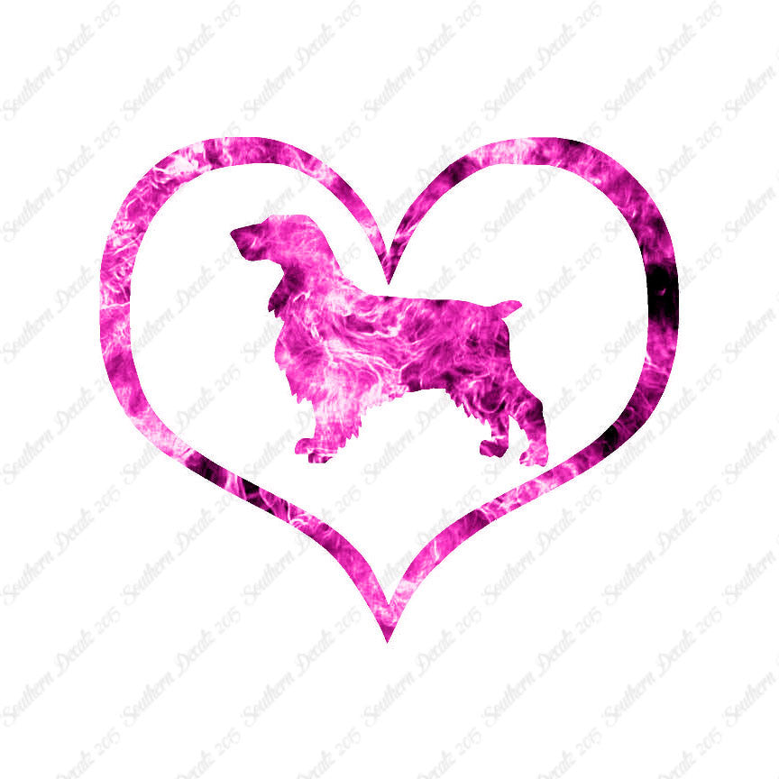 Field Spaniel Dog Heart Love