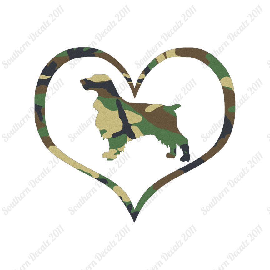 Field Spaniel Dog Heart Love