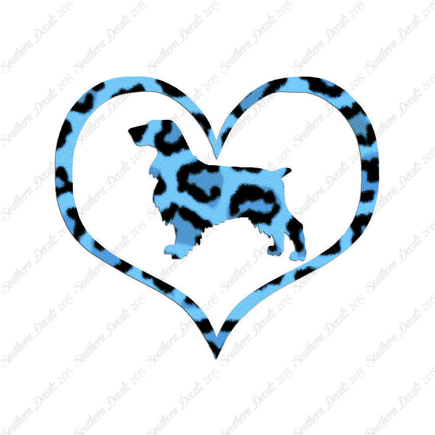 Field Spaniel Dog Heart Love