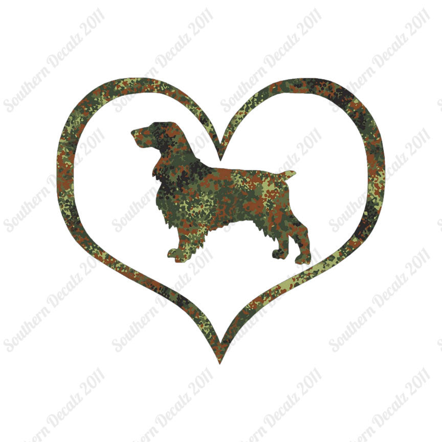 Field Spaniel Dog Heart Love