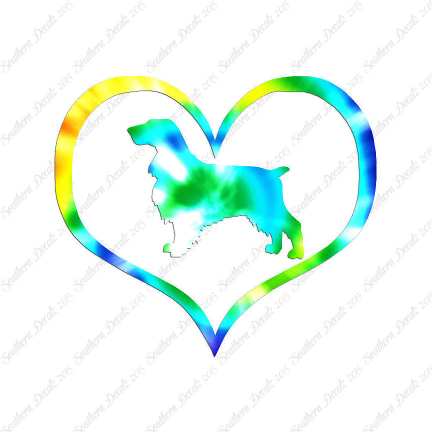 Field Spaniel Dog Heart Love