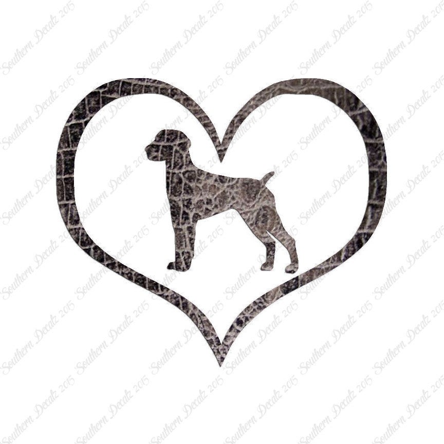 German Shorthaired Pointer Dog Heart Lov