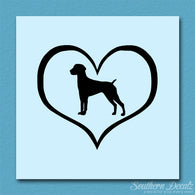 German Shorthaired Pointer Dog Heart Lov