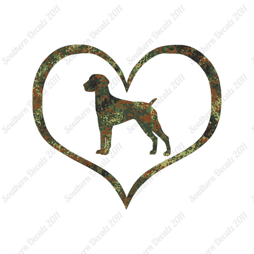 German Shorthaired Pointer Dog Heart Lov