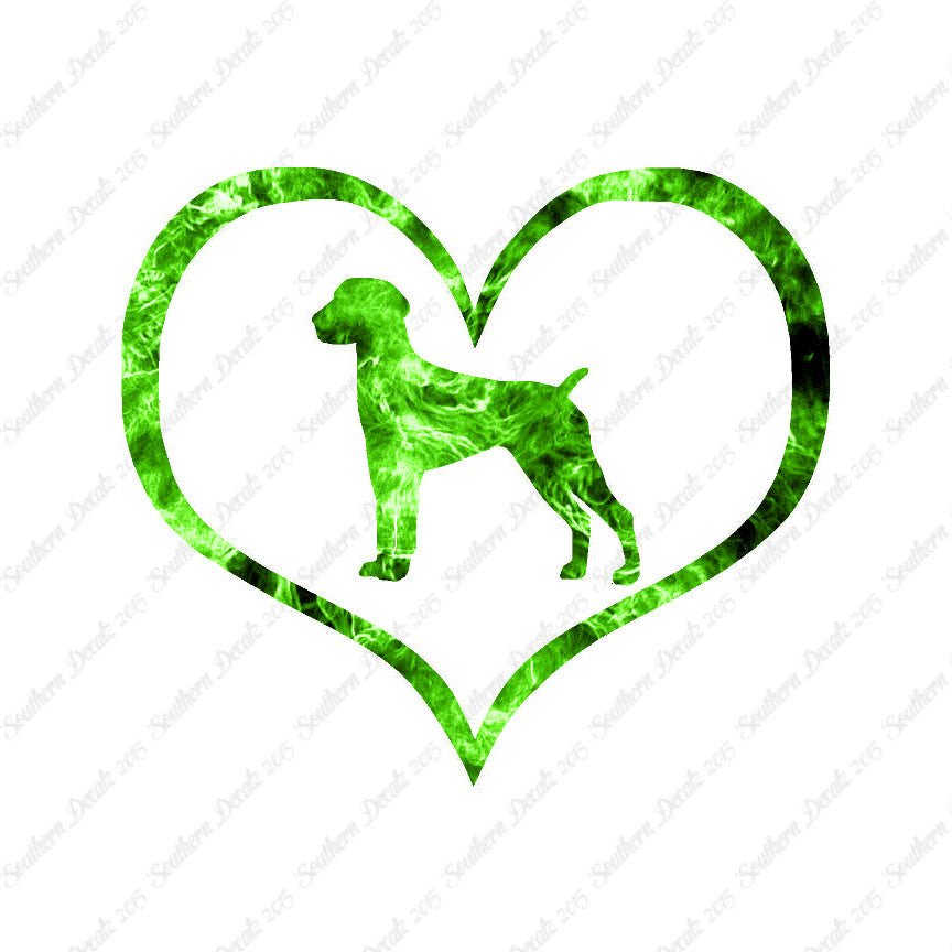 German Shorthaired Pointer Dog Heart Lov