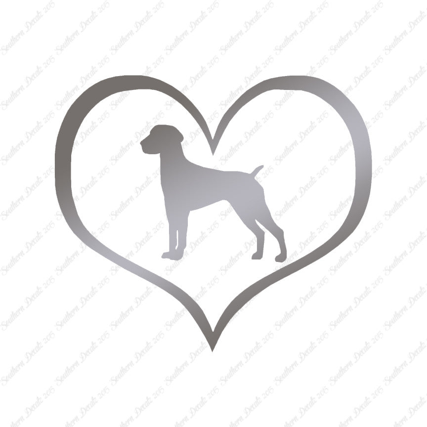 German Shorthaired Pointer Dog Heart Lov