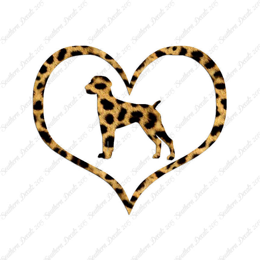 German Shorthaired Pointer Dog Heart Lov