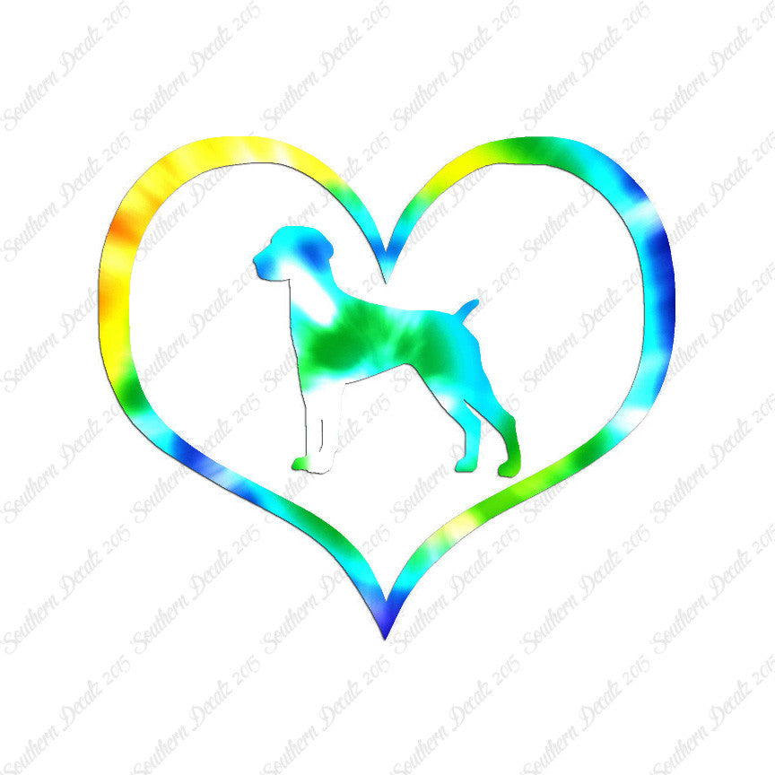 German Shorthaired Pointer Dog Heart Lov