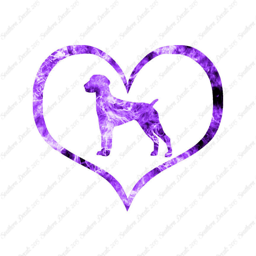 German Shorthaired Pointer Dog Heart Lov