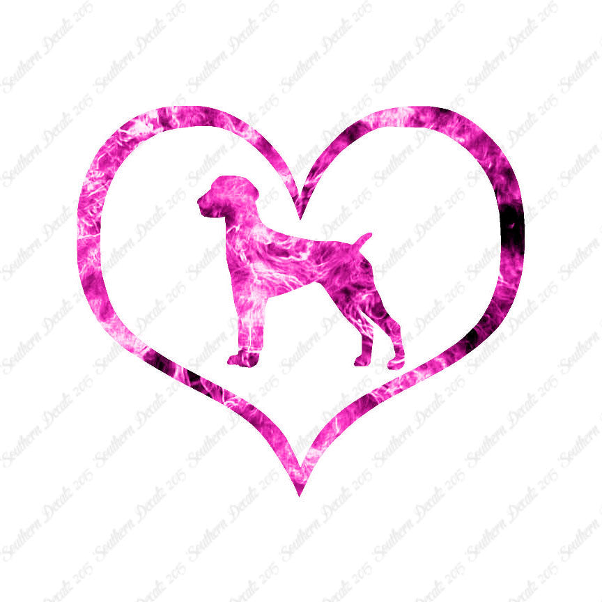German Shorthaired Pointer Dog Heart Lov