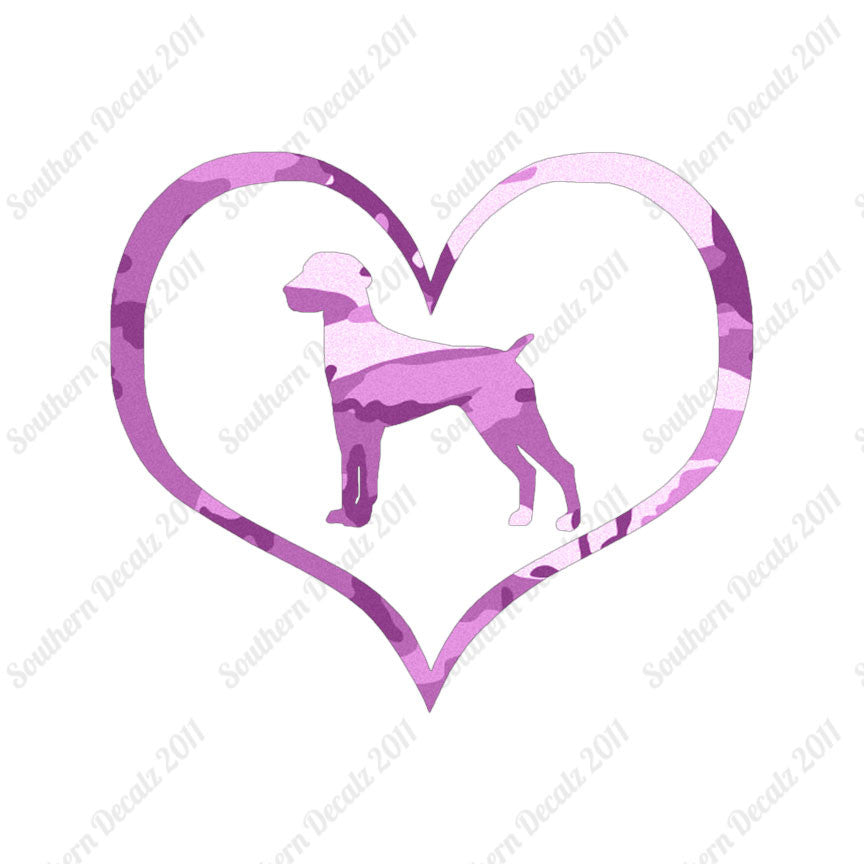 German Shorthaired Pointer Dog Heart Lov