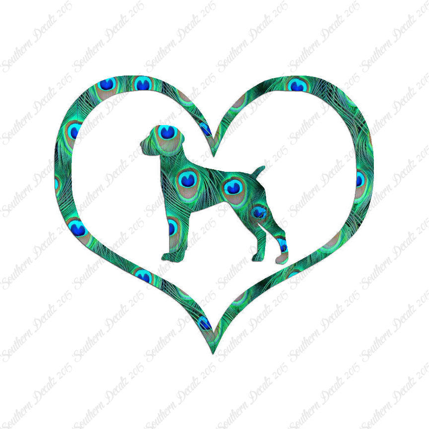 German Shorthaired Pointer Dog Heart Lov