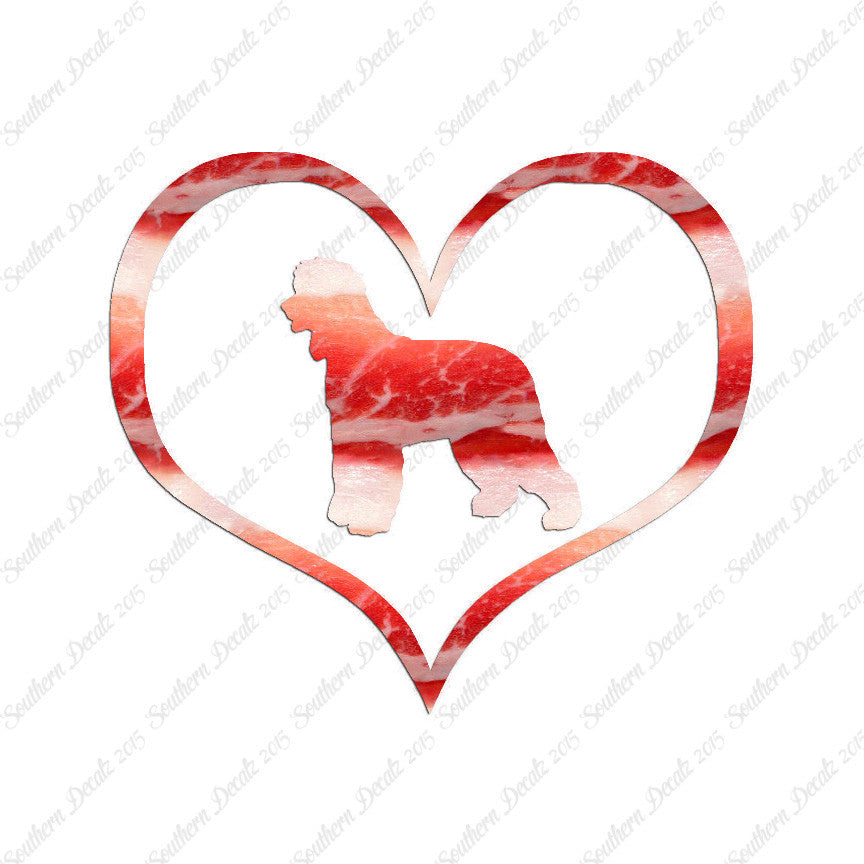 Irish Water Spaniel Dog Heart Love