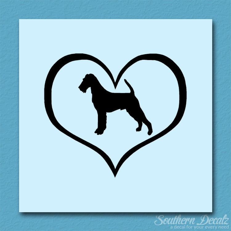 Irish Terrier Dog Heart Love
