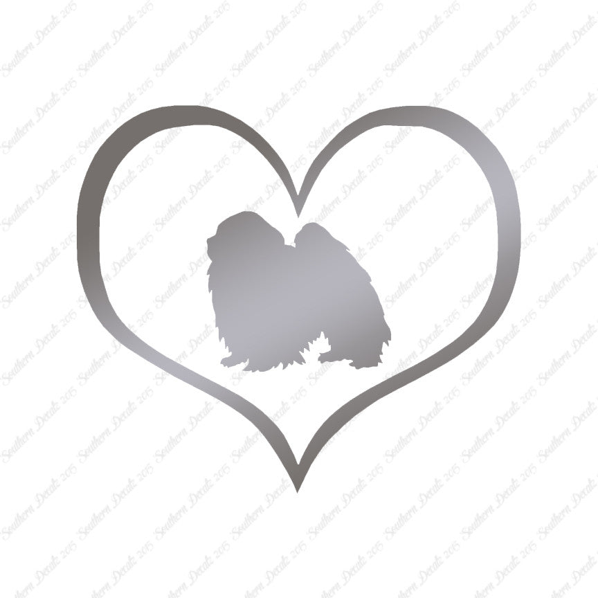 Japanese Chin Dog Heart Love