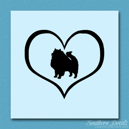 Keeshond Dog Heart Love