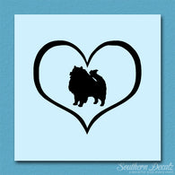 Keeshond Dog Heart Love