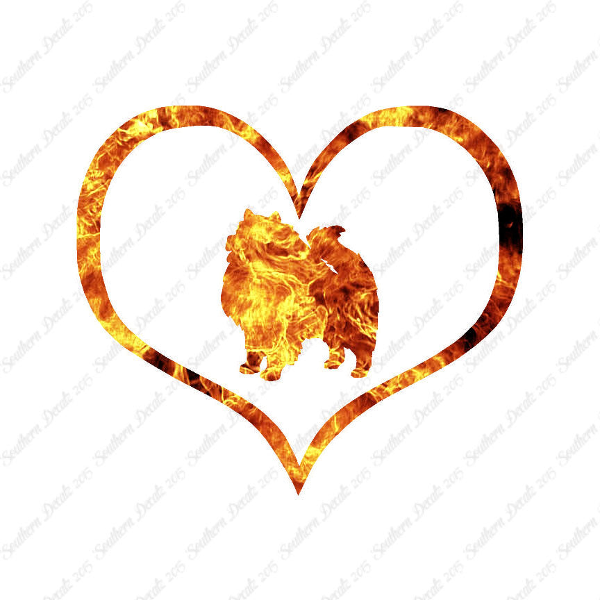 Keeshond Dog Heart Love