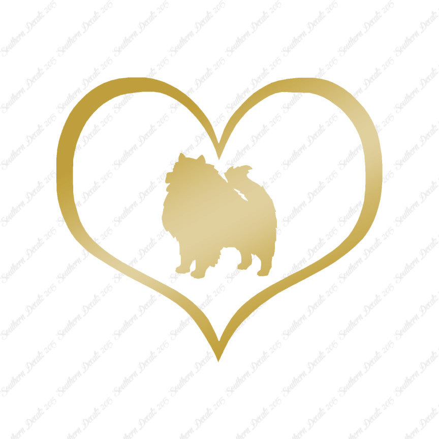 Keeshond Dog Heart Love