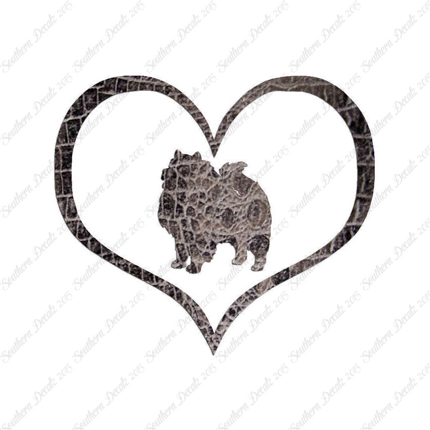 Keeshond Dog Heart Love