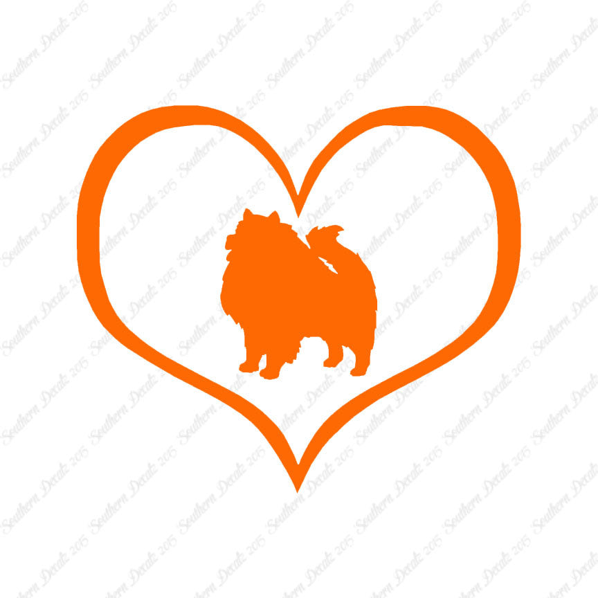Keeshond Dog Heart Love