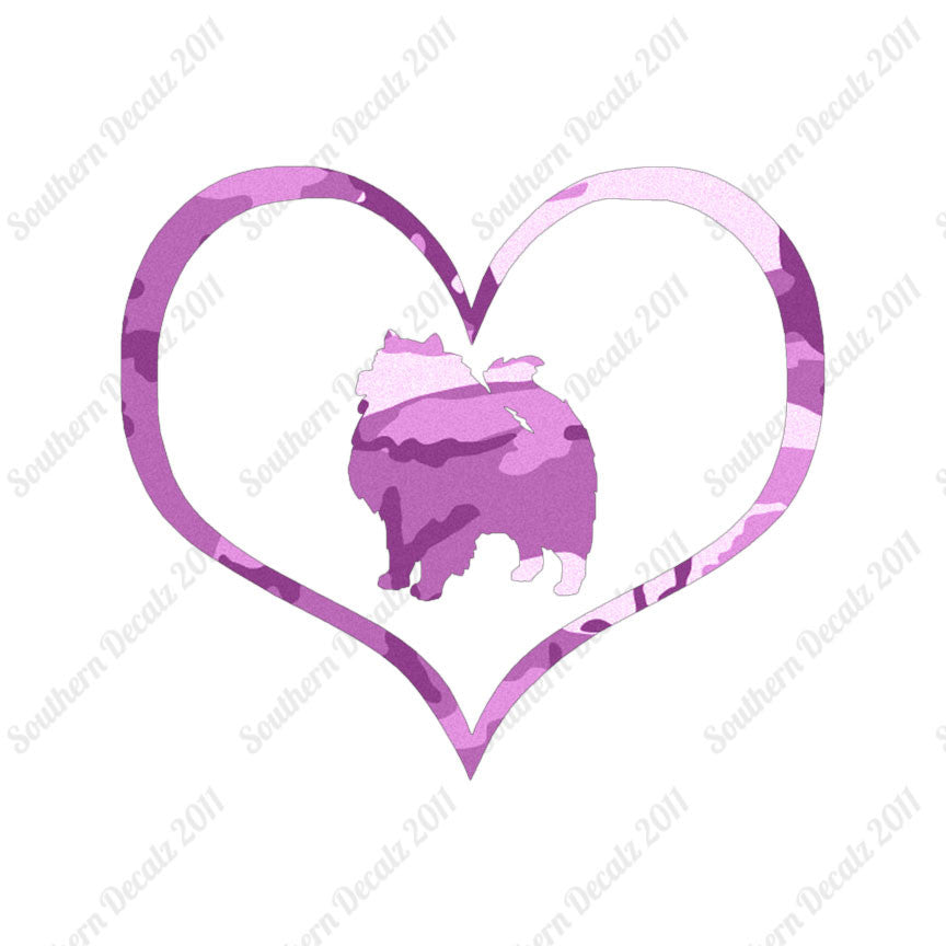 Keeshond Dog Heart Love
