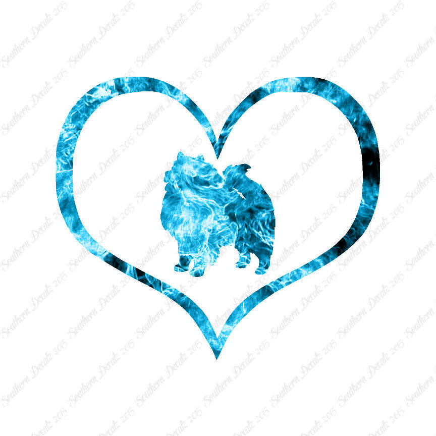 Keeshond Dog Heart Love