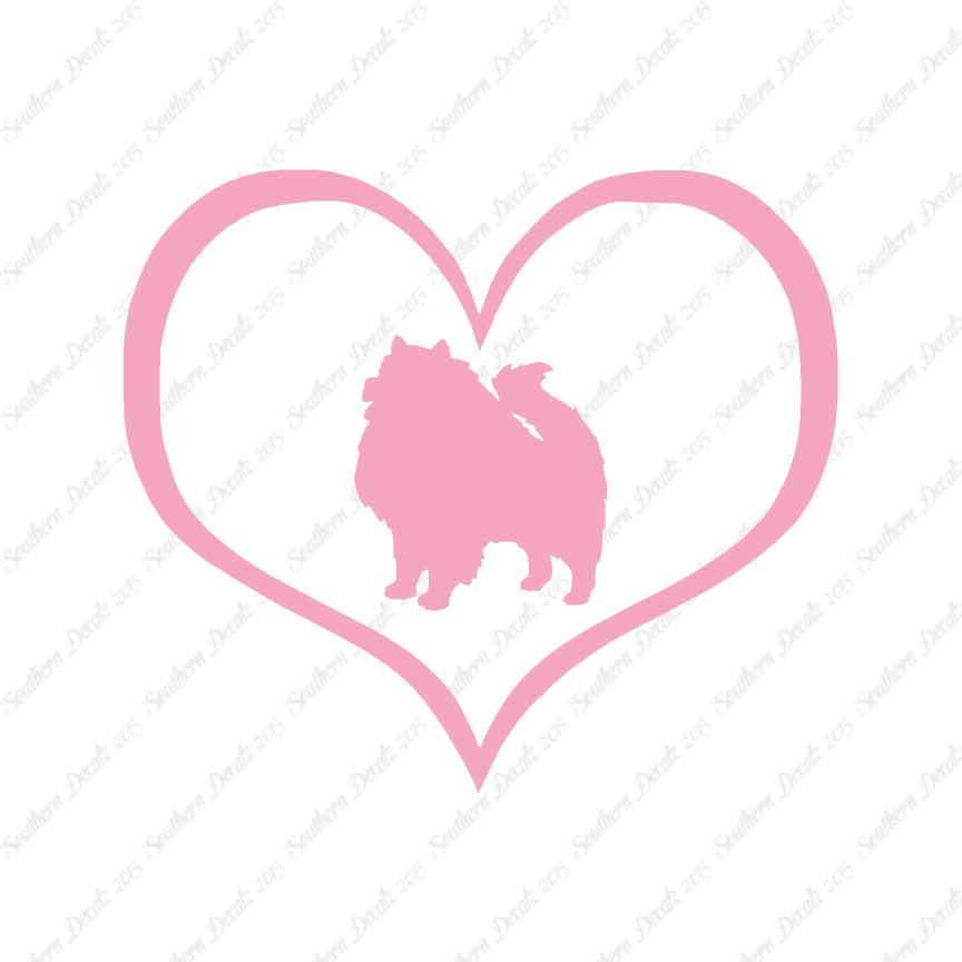Keeshond Dog Heart Love