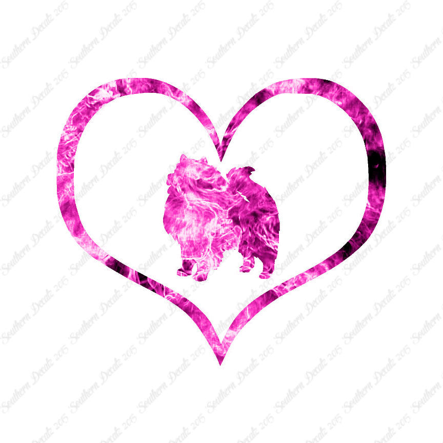 Keeshond Dog Heart Love
