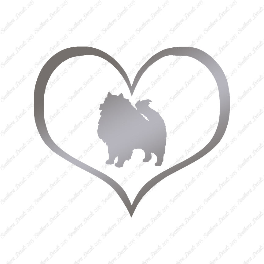Keeshond Dog Heart Love