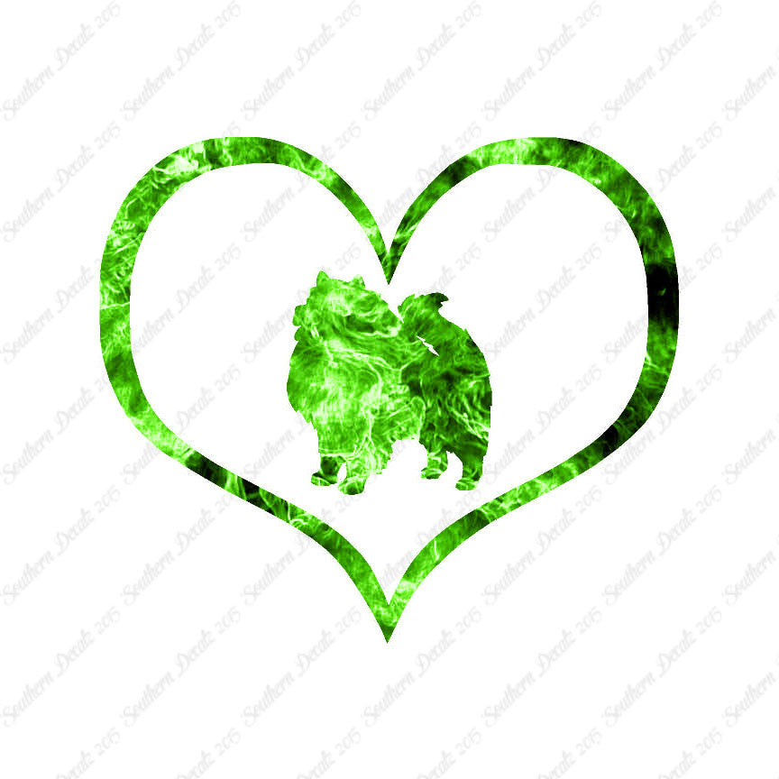 Keeshond Dog Heart Love