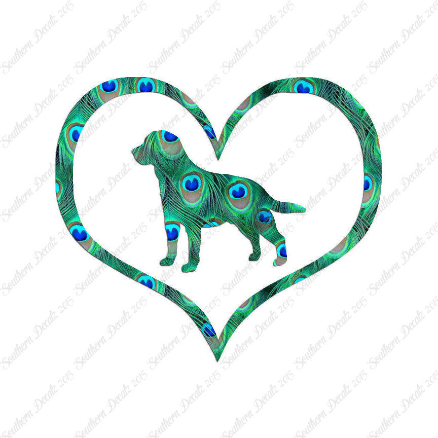 Labrador Retriever Dog Heart Love